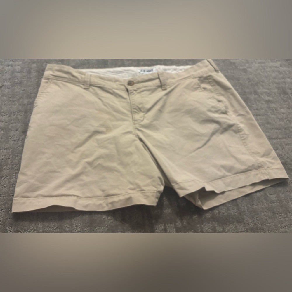 Women Classic Khaki Shorts Old Navy Brand